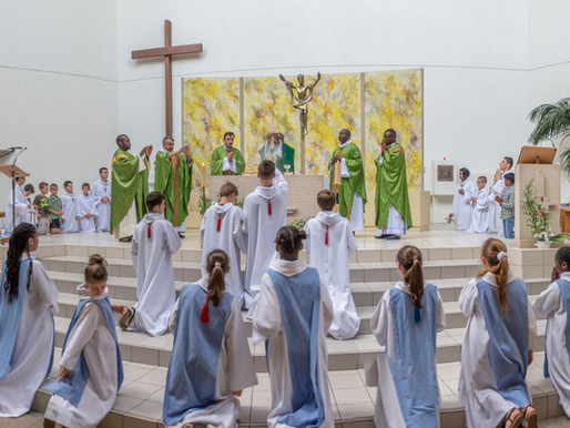 Messe de départ du père Pamphile Djokpé 30 juin 2019