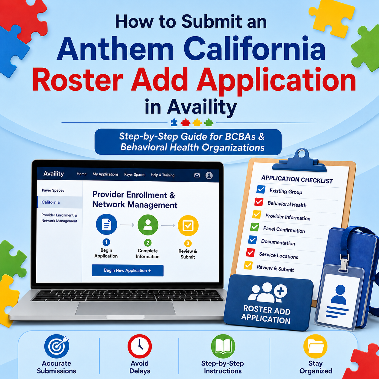 Anthem California Behavioral Health Roster Add Guide (Availity)