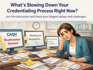 Credentialing Check-In: What’s Slowing You Down Right Now?