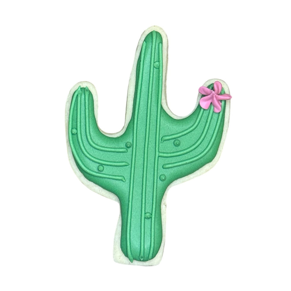 Thumbnail: Cactus Sugar Cookies Cookies  - 1 Dozen (12)