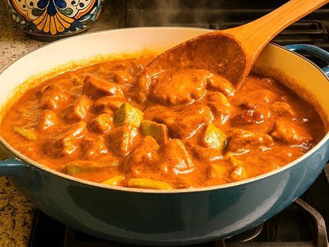 Pork Rib Tips with Cactus Guisado