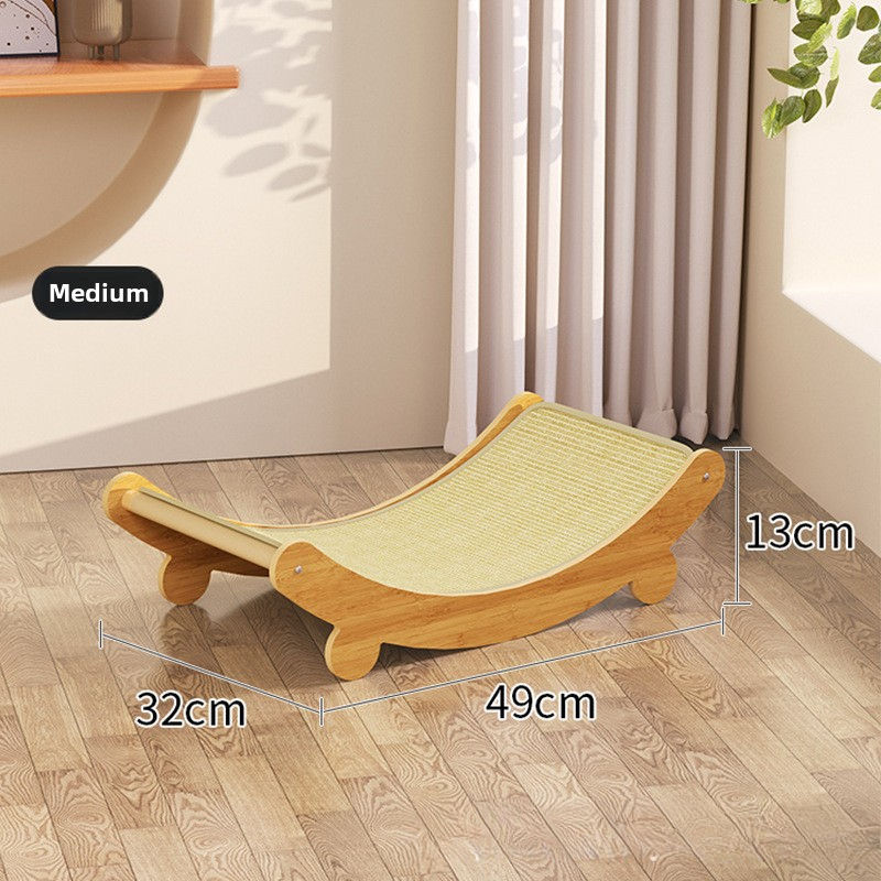 Miniatura: Arranhador de Madeira para Gatos | Cama Multifuncional