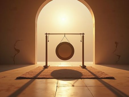 Discover Calm with Original Paintings and Gong Sessions
