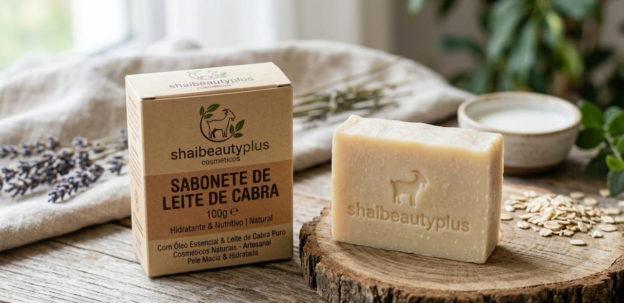 Kit 3 Sabonete com leite de cabra