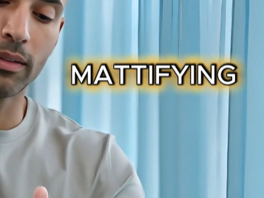 Vorher und nachher,Mattierungsprodukts Zero Shine 2.0