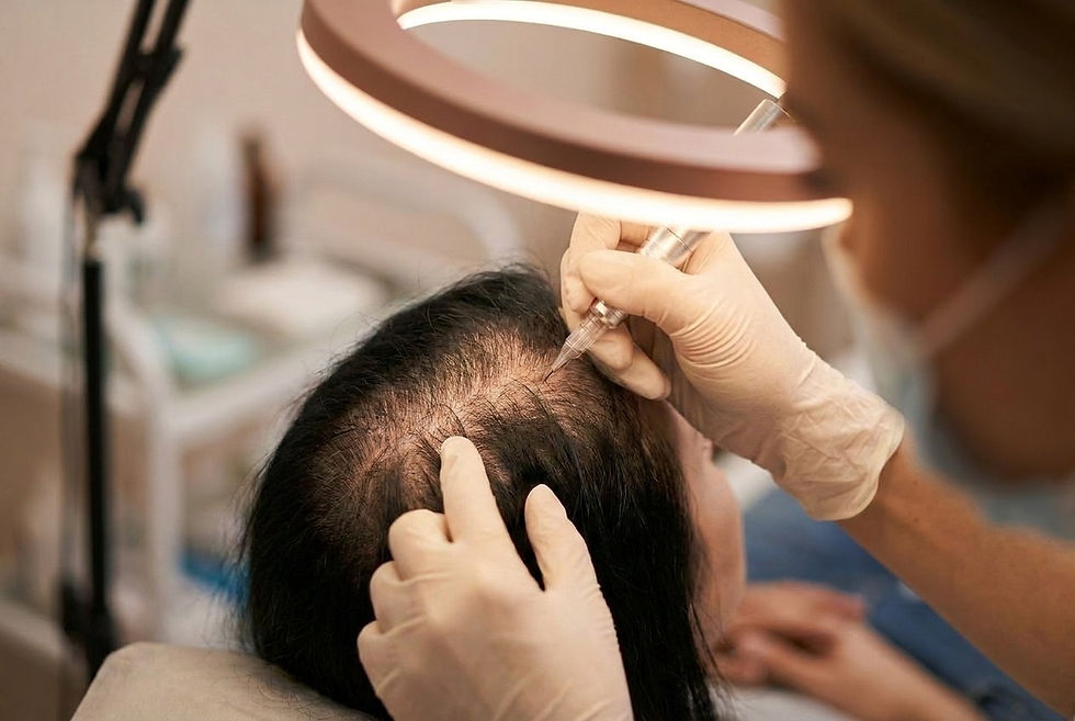 smp treatment on woman at prohairclinic