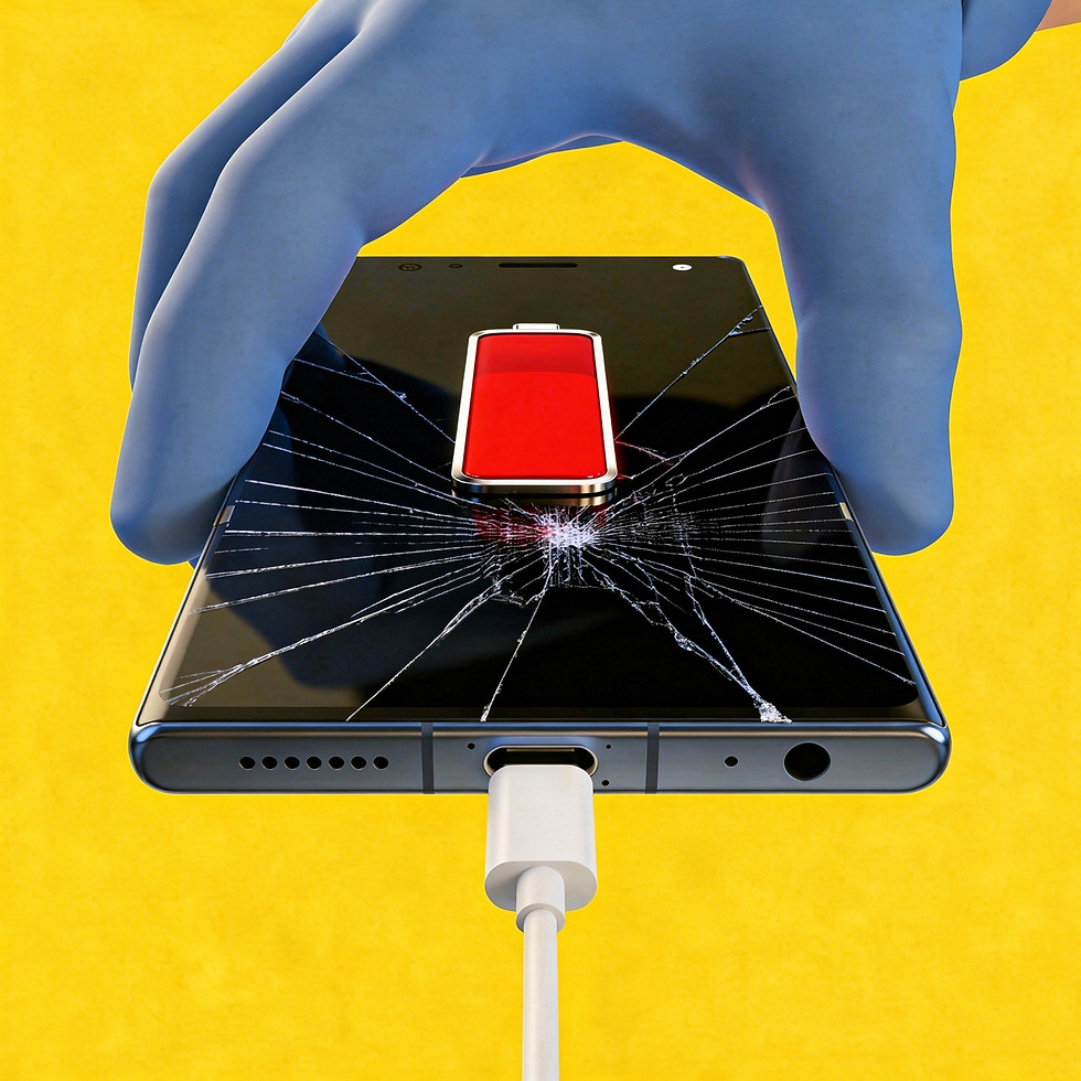 tech4you technician holding phone showing charging port .jpeg