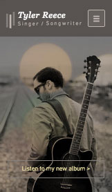 Se alla mallar website templates – Sångare/låtskrivare