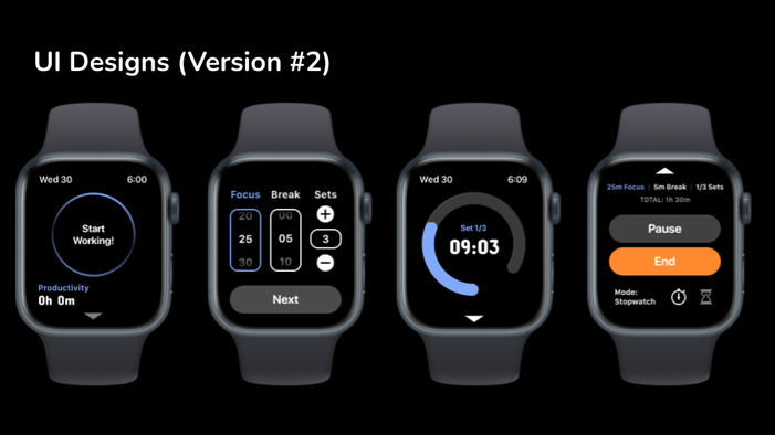 UI Designs (Version #2)