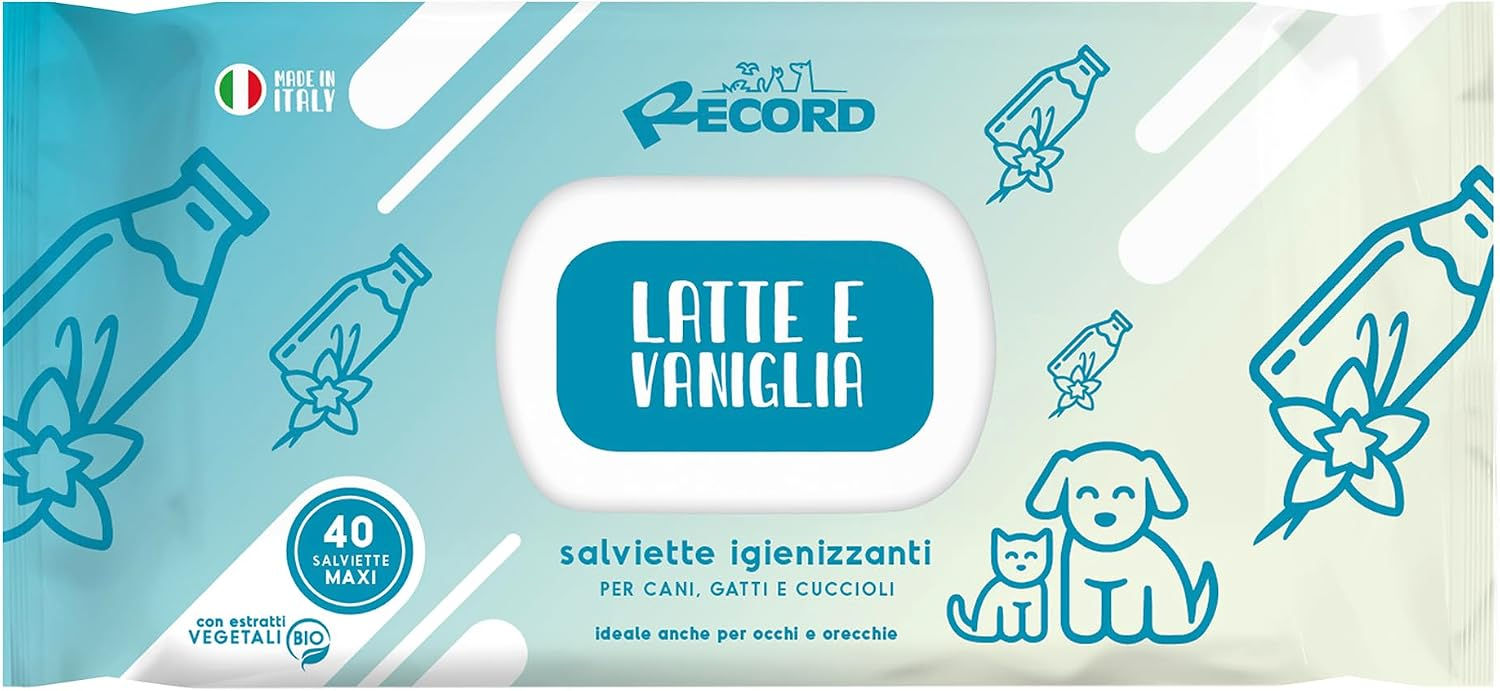 Salviette Igienizzanti Maxi 40 pz - Latte e Vaniglia