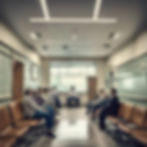 people in a doctor's waiting room watching a tv.jpg