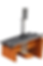 Roof Extenda Riser Bracket - with tile weather flashing Black