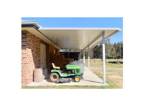 Fascia Fixed Garage leanto - insulated roofing panel - receiver channel