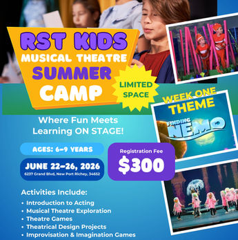 2026 RST Kids Musical Theatre Summer Camps!