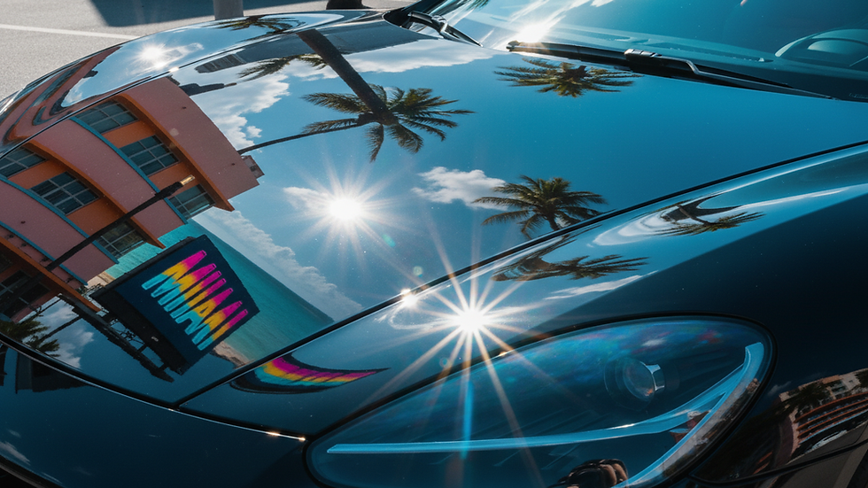 Ceramic Car Coating Benefits: The Miami Advantage