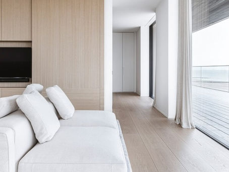 Maison Plank flooring in a bedroom