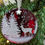 Thumbnail: Fused Glass Christmas Decoration - Stag in the Forest