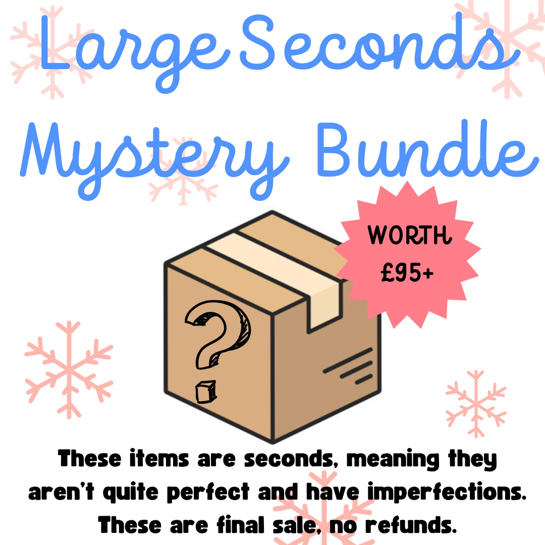 Large Glass Christmas Seconds Mystery Box