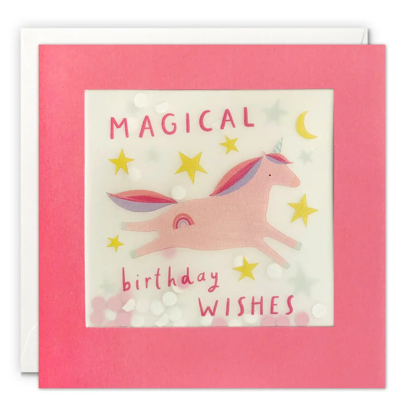 Magical Birthday Wishes Unicorn Card - Shakies