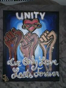 Unity Fists! Only Love Lasts!