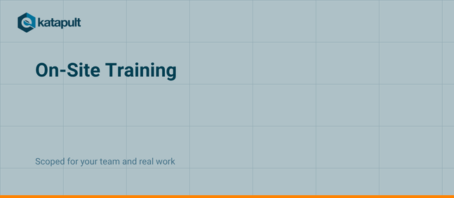 On-Site Training, Built Around Your Team