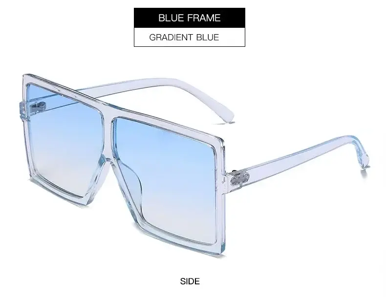 Thumbnail: Glasses Sunglasses   UV400 Polarized Oversized Square Shield Fashionable