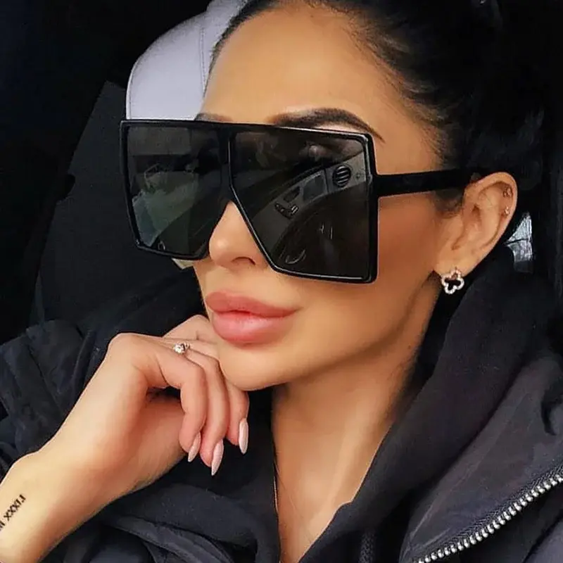 Baptism Center Oversize Square Sunglasses – Bold Faith‑Inspired Style