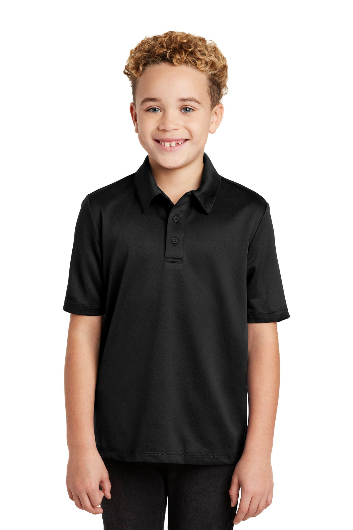 Port Authority Youth Silk Touch Performance Polo.