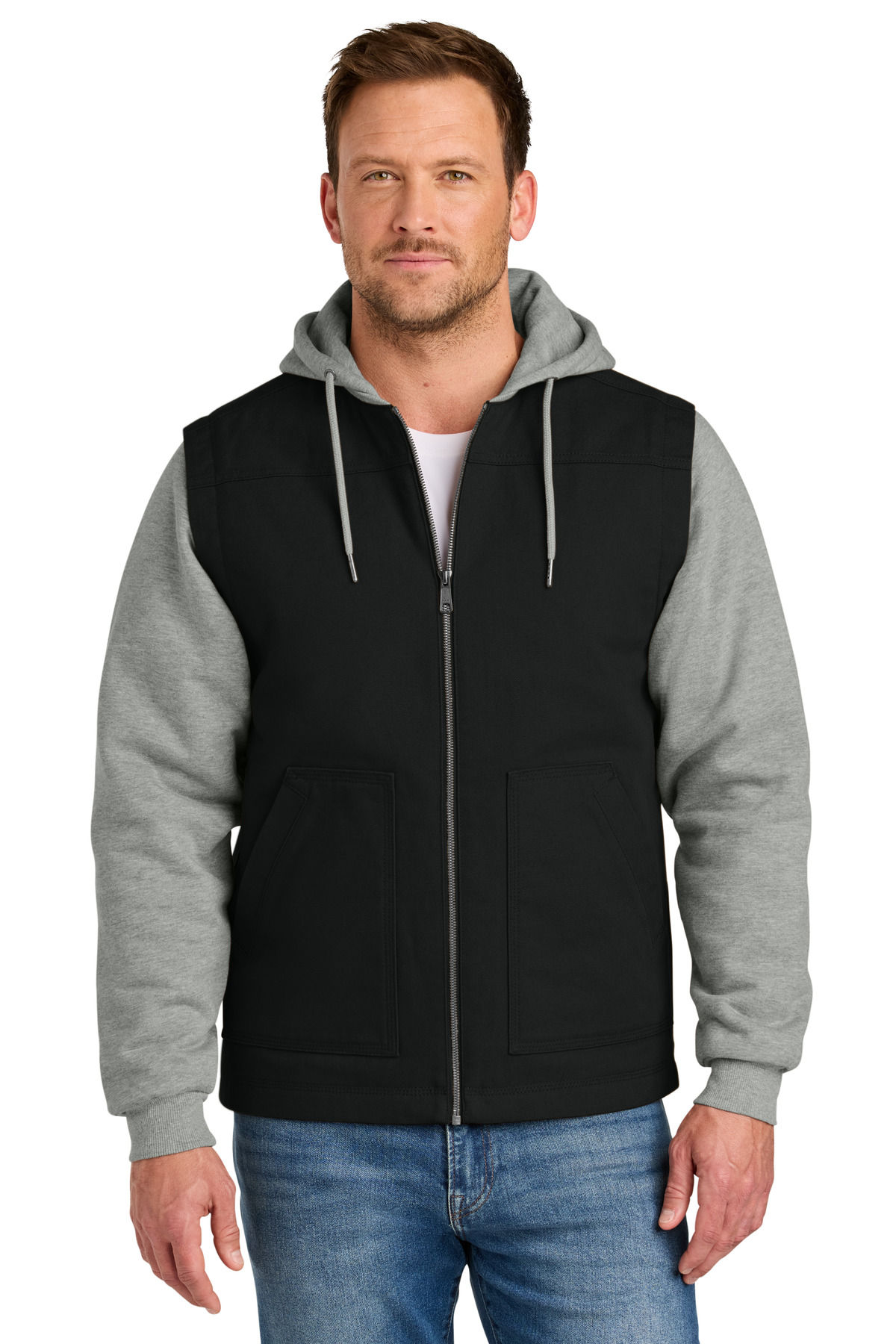 CornerStone Duck Fleece Full-Zip Hooded Jacket