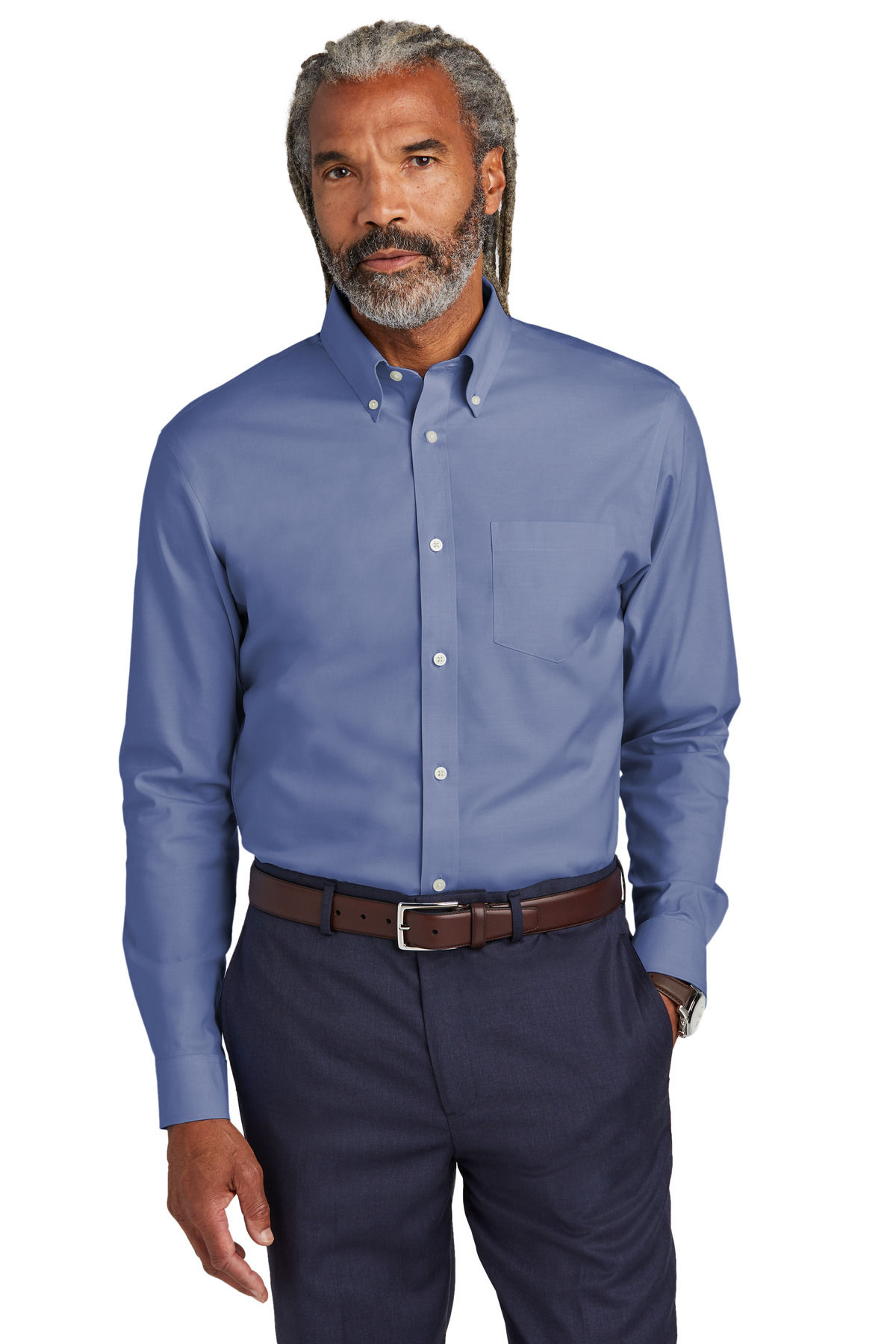 Brooks Brothers Wrinkle-Free Stretch Pinpoint Shirt