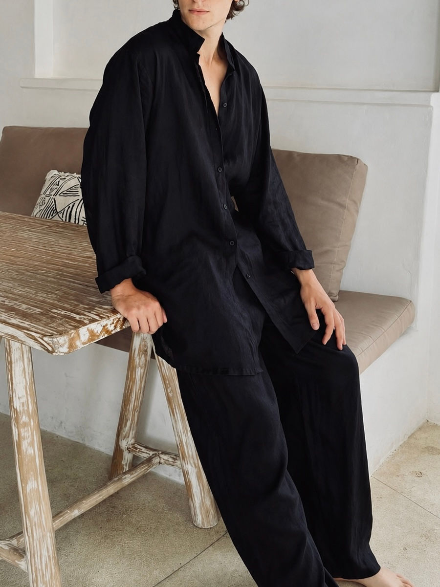 Thumbnail: Extended Linen Shirt