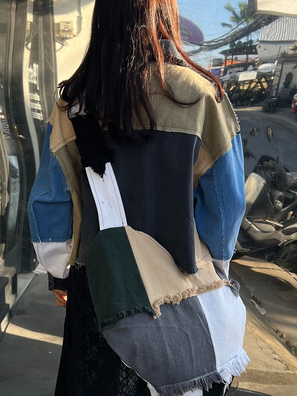 Thumbnail: Denim Patchwork Jacket