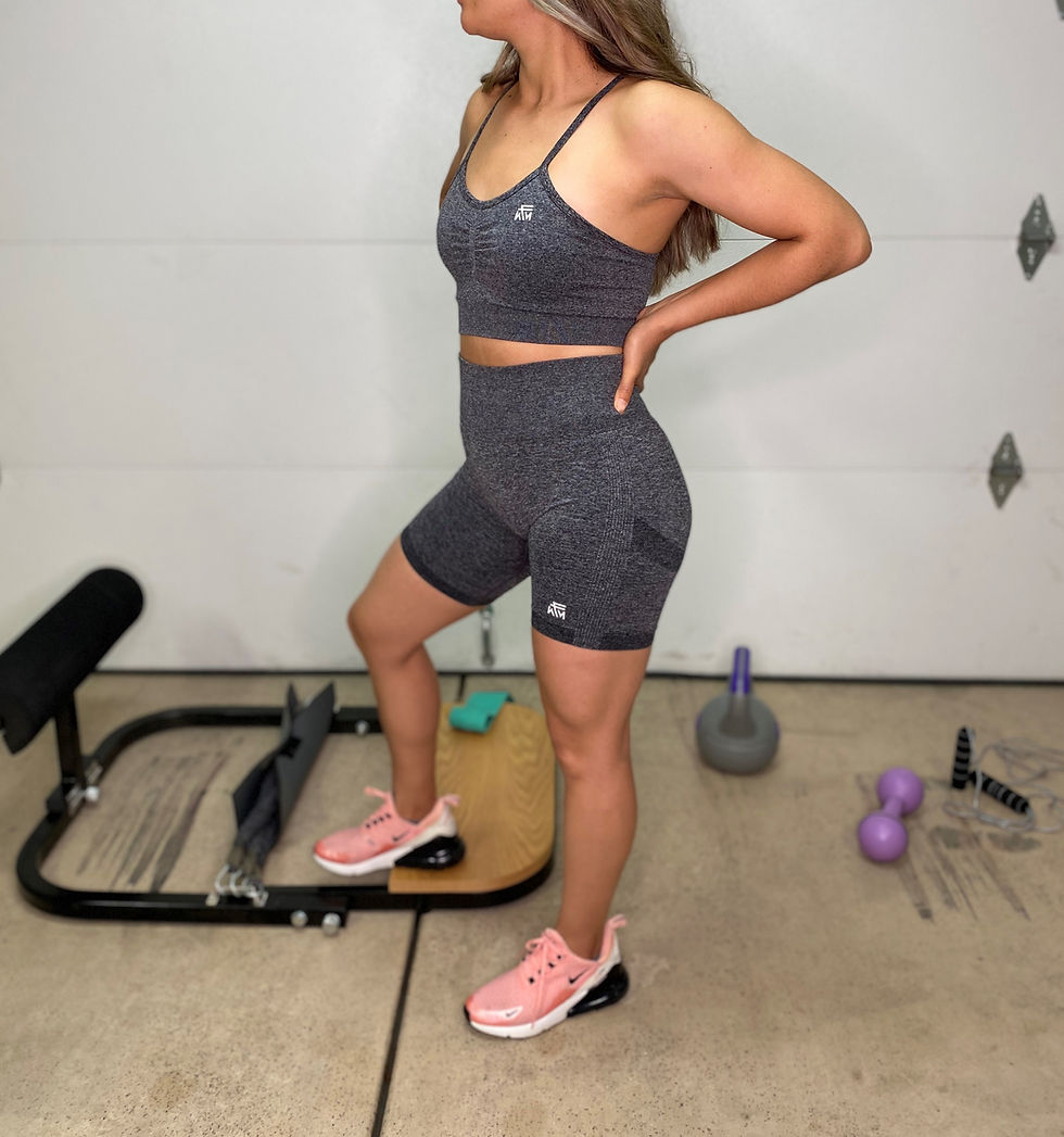Thumbnail: HIGH WAISTED SCRUNCH SHORTS & TOP