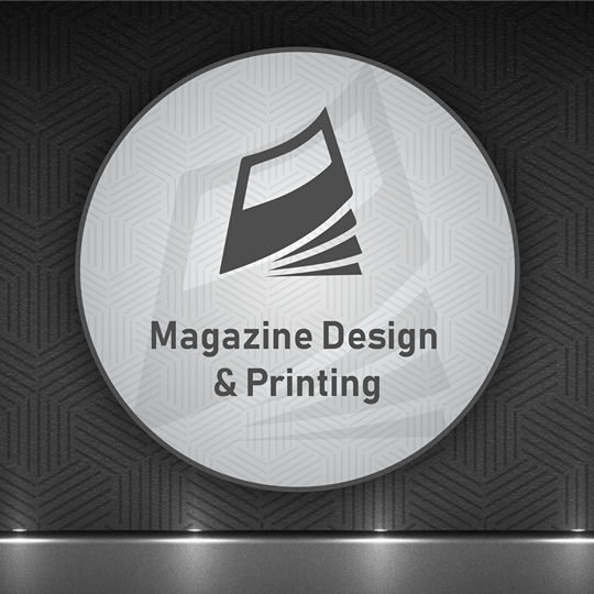Magazine Design with Printing