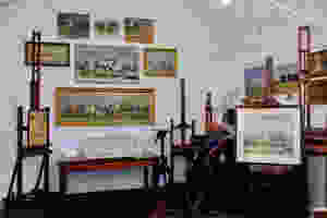 photo of the studio of Alfred Munnings