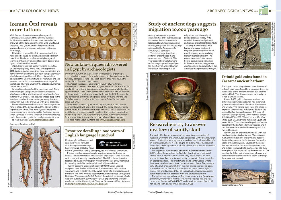 Lastest Archaeological News