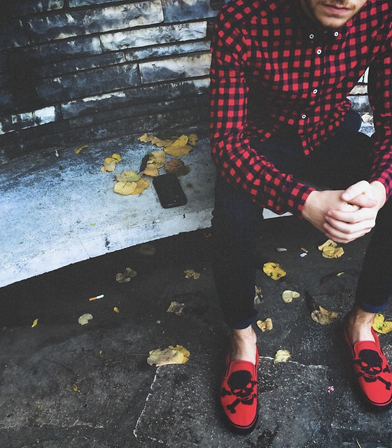 Man Fashion sitting