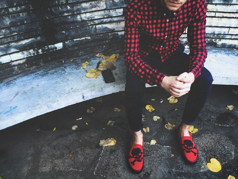 Man Fashion sitting