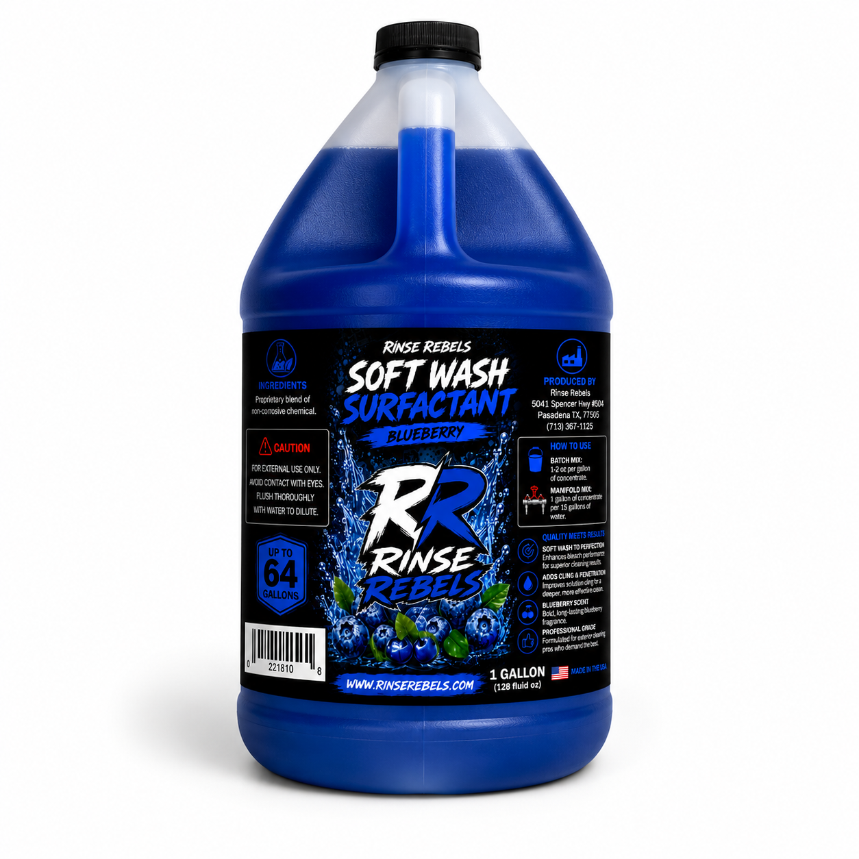 Blueberry Soft Wash Surfactant
