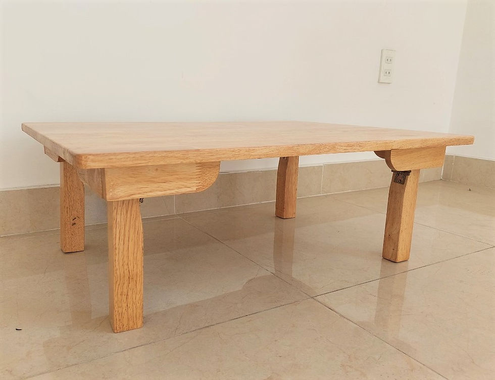 Hình thu nhỏ: Bàn Trà Đạo, Bàn Xếp Gỗ 60x80 cm Chân Vuông Nhiều Màu - Hàng VN Xuất Khẩu
