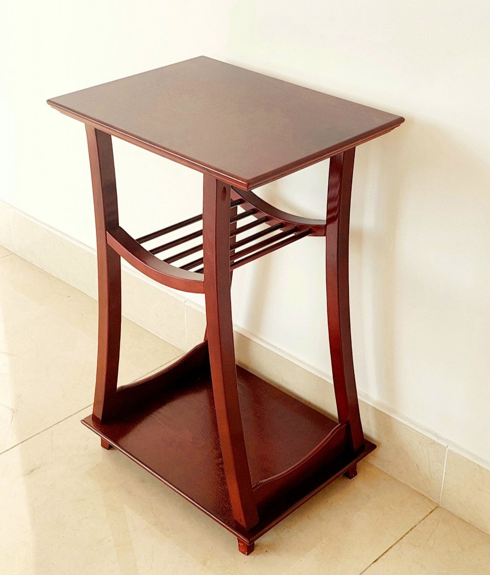 Hình thu nhỏ: Kệ Gỗ Để Sách Báo Nhiều Màu, Để Điện Thoại, Bình Hoa, Trang Trí Nhà Cửa SB03