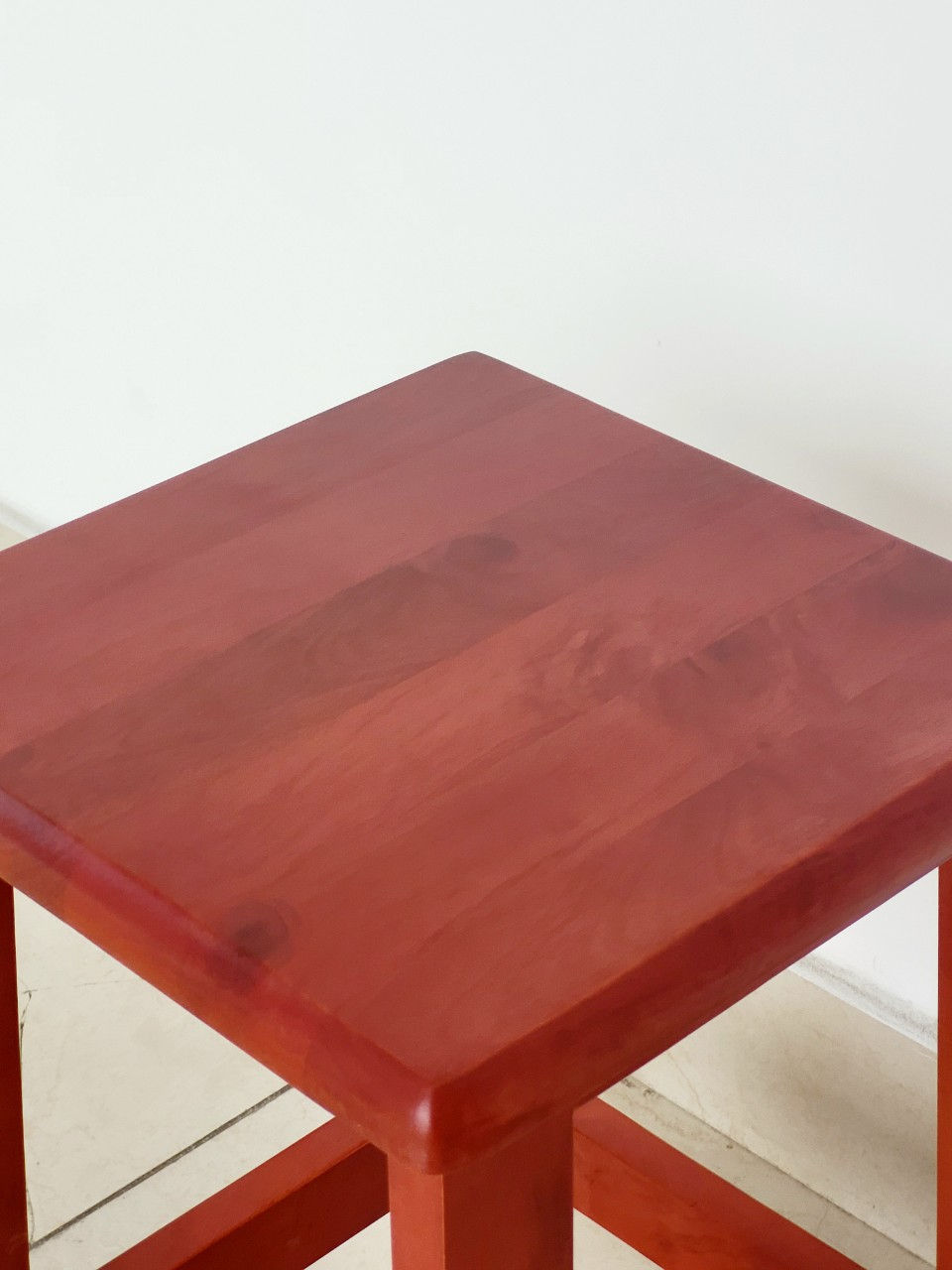 Hình thu nhỏ: Ghế Đôn Gỗ Cao 45 cm Nhiều Màu Gia Công Tỉ Mỉ, Chất Gỗ Dày - Hàng VN Xuất Khẩu