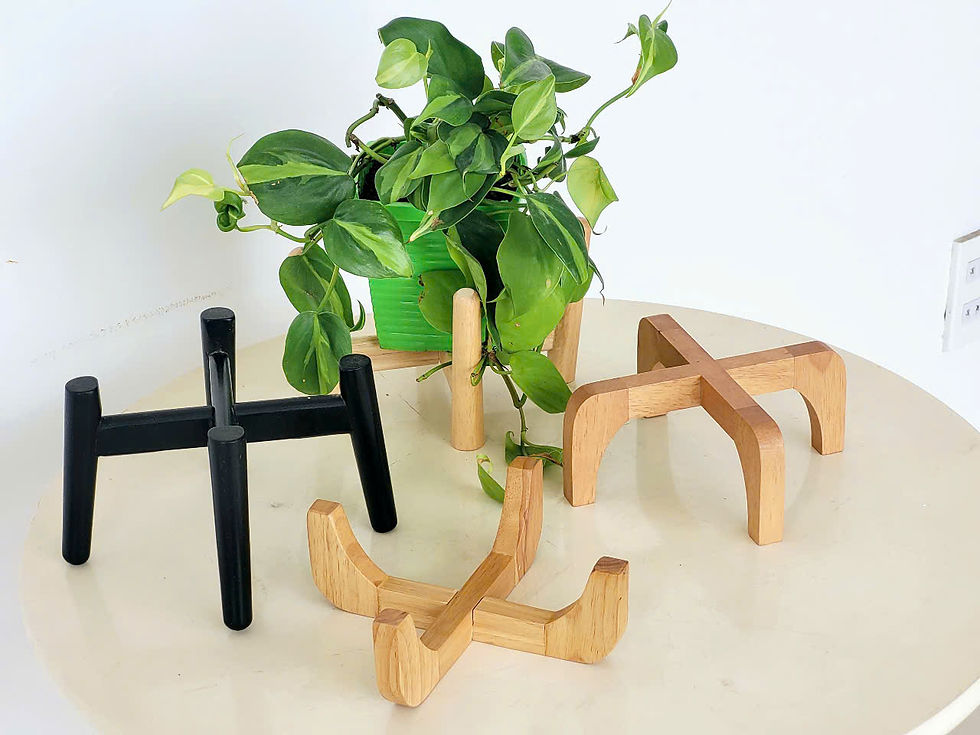 Hình thu nhỏ: Chân Đế Gỗ Mini Để Bàn Decor Trang Trí Để Chậu Cây, Đồ Lưu Niệm