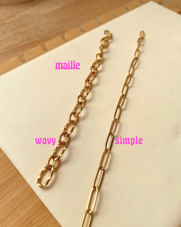 Miniature : Collier maille Doria, à personnaliser entièrement !