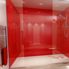 modern shower room