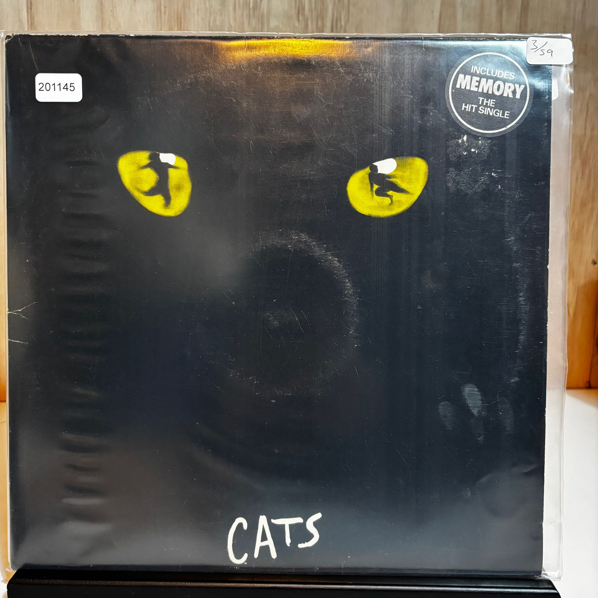 Cats Original London Cast Recording 1981 12" Vinyl - VG+/VG+