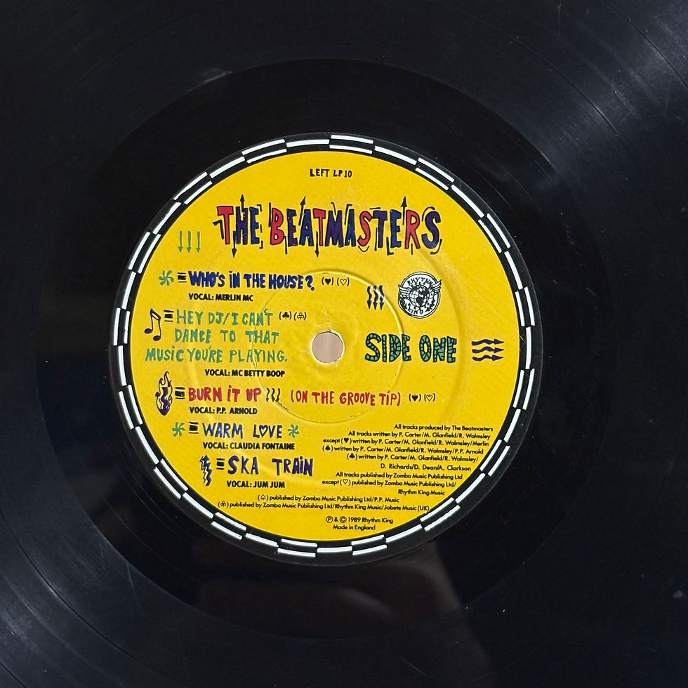 Thumbnail: The Beatmasters – Anywayawanna (1989) 12” LP 