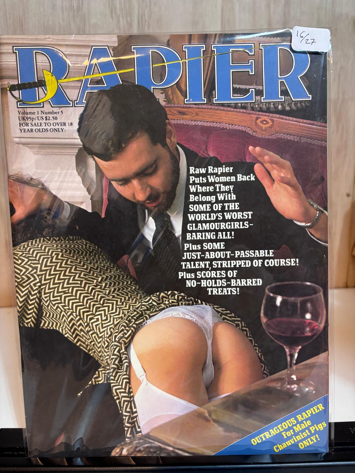 Rapier Volume 1 Number 5 1970 Adult Glamour Magazine