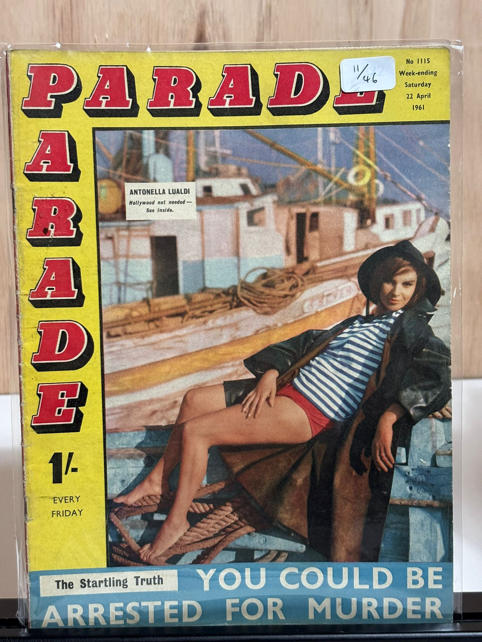 Parade 22 April 1961 No 1115 - Condition: Fair