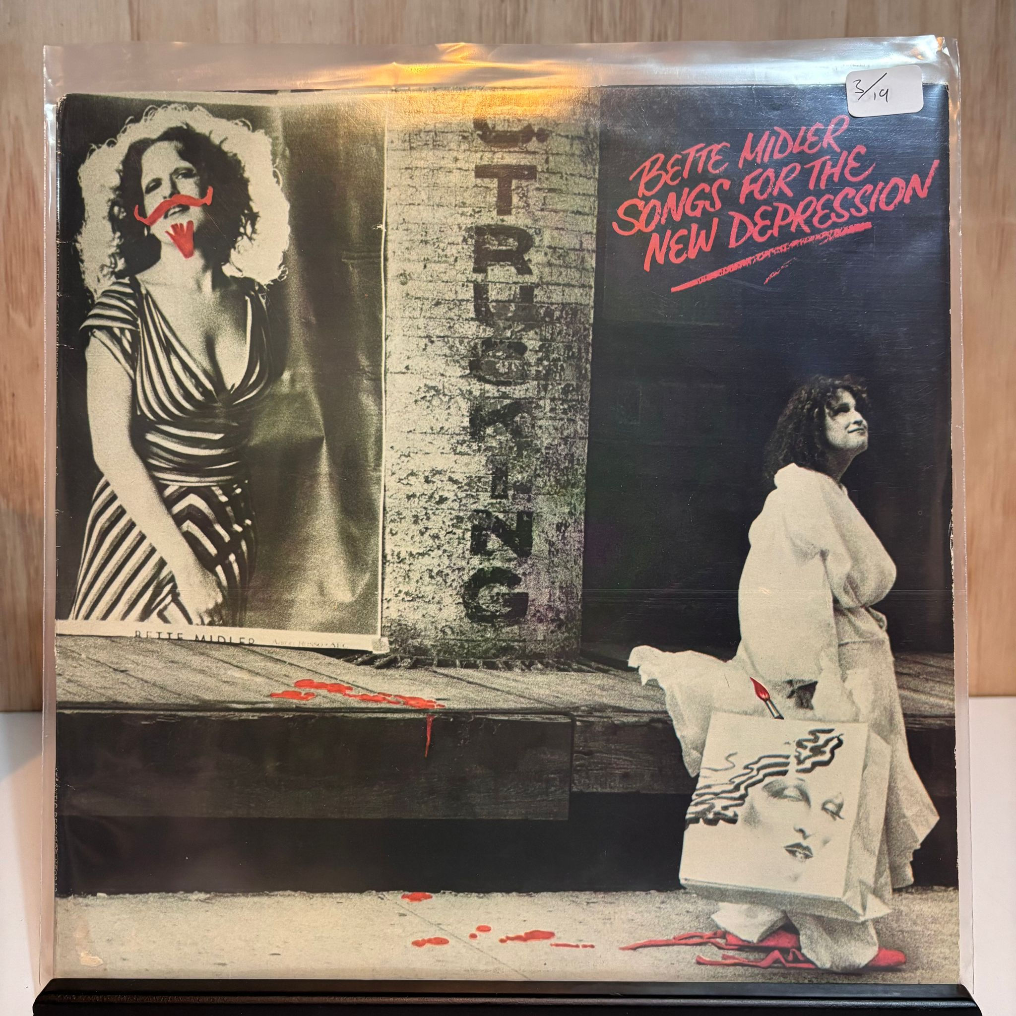 Bette Midler – Songs for the New Depression – 12" Vinyl - VG+/VG+